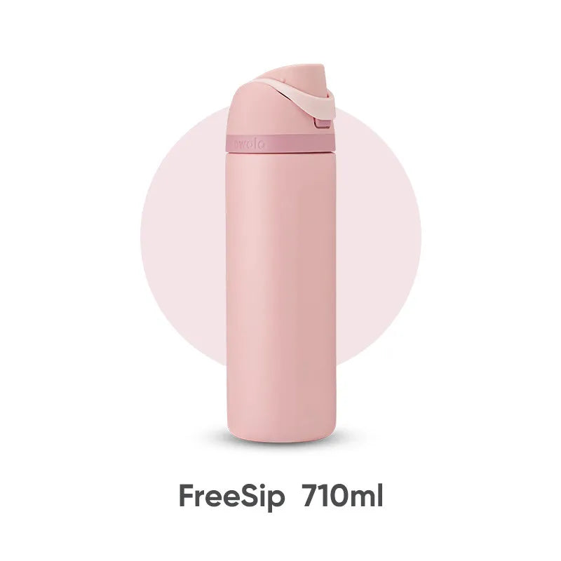 Owala insulated cup, straw cup, stainless steel water cup, high-value gift cup, 710ml