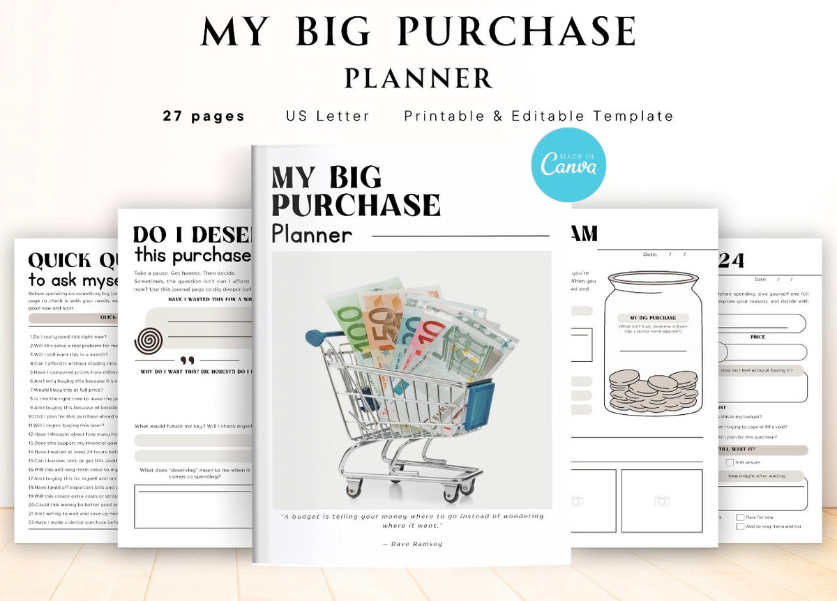 The Big Purchase Planner