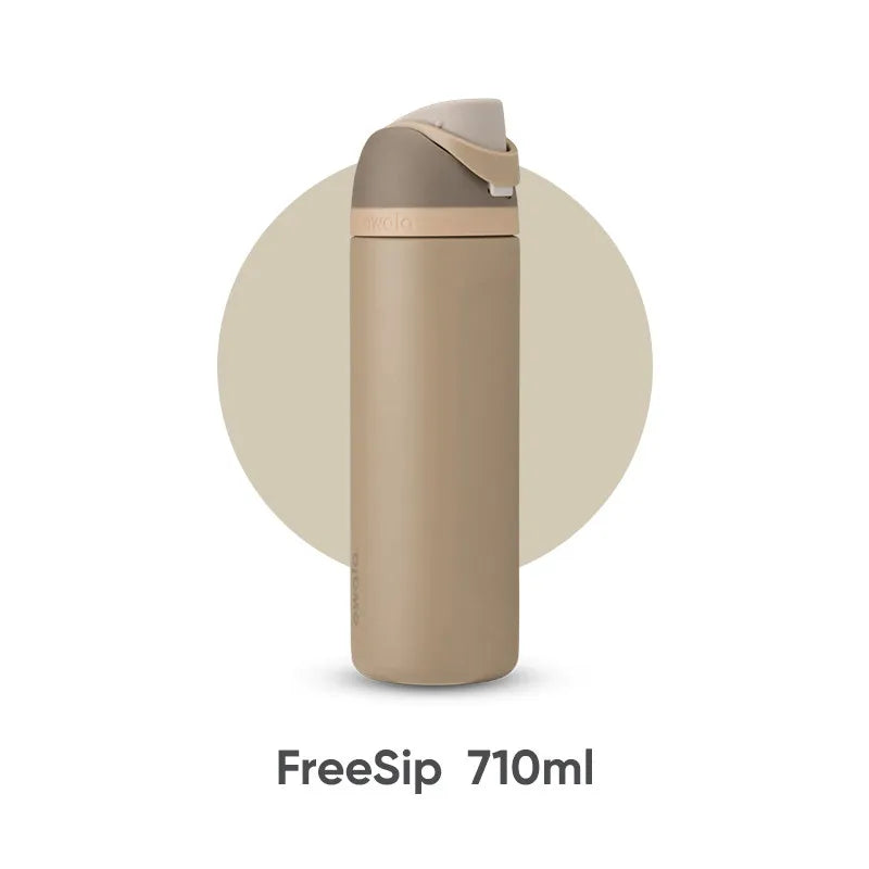 Owala insulated cup, straw cup, stainless steel water cup, high-value gift cup, 710ml