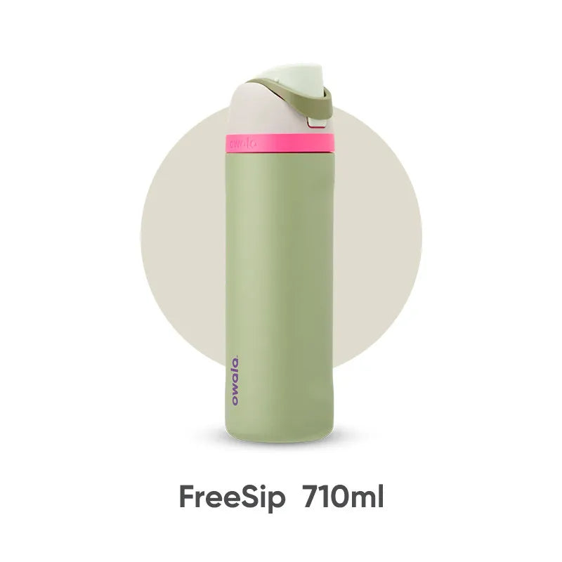 Owala insulated cup, straw cup, stainless steel water cup, high-value gift cup, 710ml