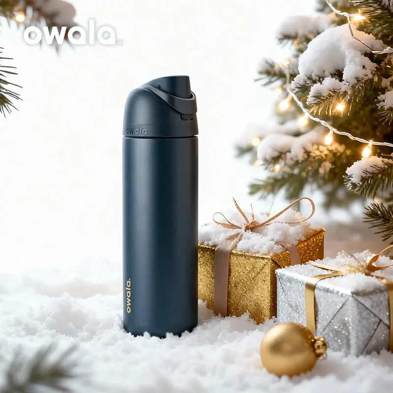 Owala insulated cup, straw cup, stainless steel water cup, high-value gift cup, 710ml