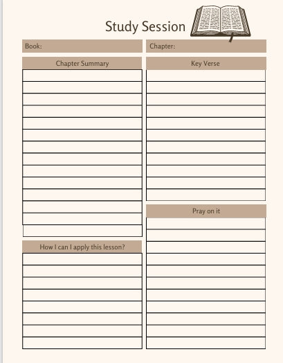 The Faith & Study Journal