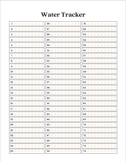 The 75day soft challenge tracker
