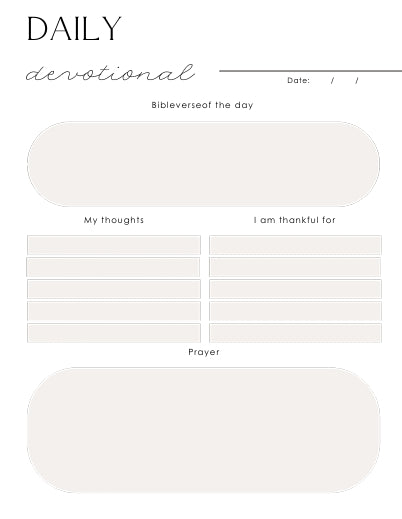 The Prayer Journal