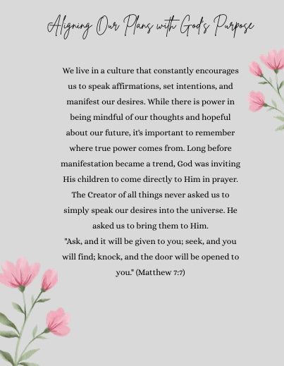 The Purpose & Prayer Planner