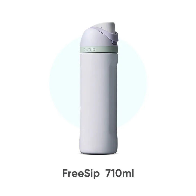 Owala insulated cup, straw cup, stainless steel water cup, high-value gift cup, 710ml