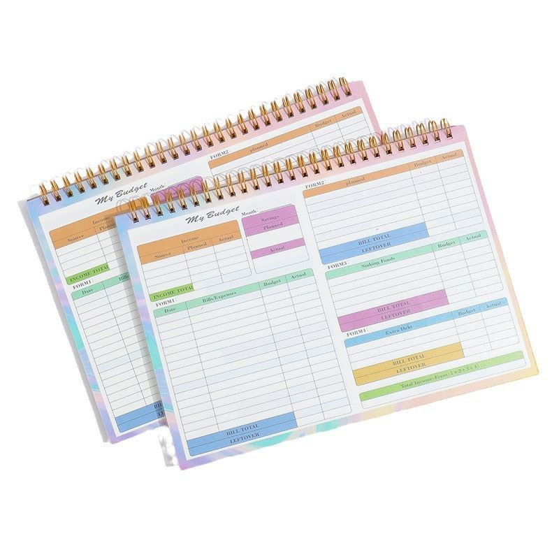 B5 Daily Weekly Budget Planner Notepad for Home Finance