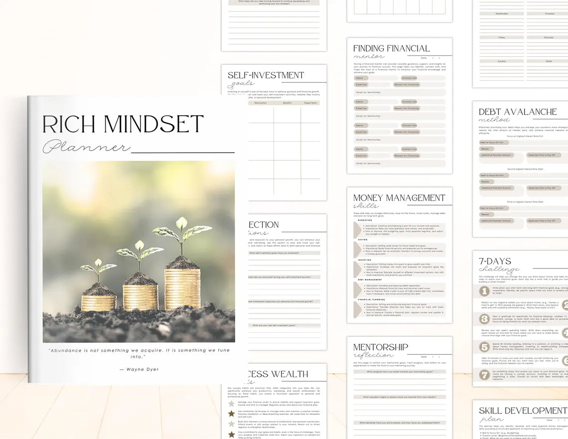 The Rich Mindset Planner