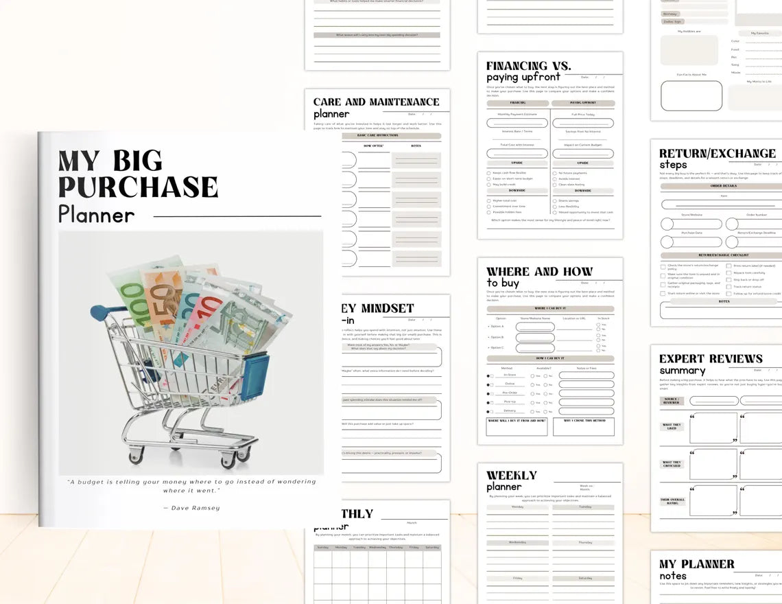 The Big Purchase Planner